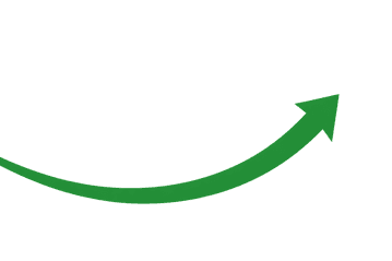 Green arrow pointing upwards