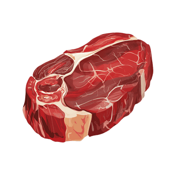 Juicy raw beef steak, close up.