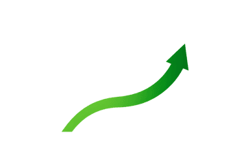 Green arrow pointing upwards160