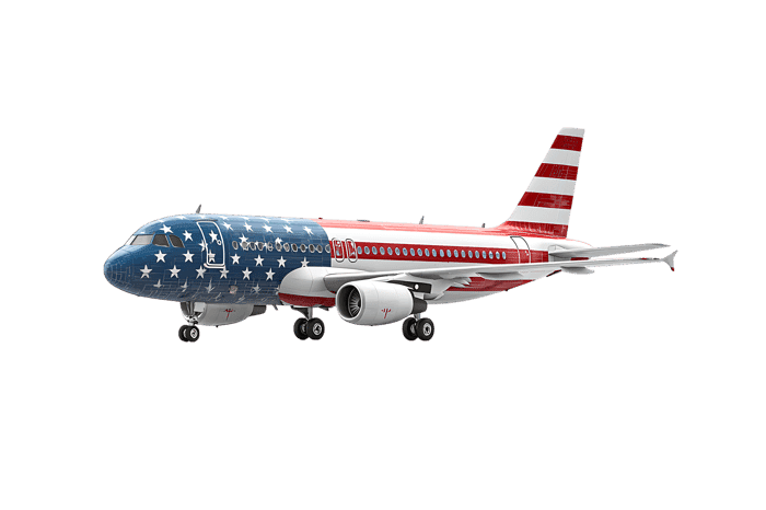 Patriotic Airplane