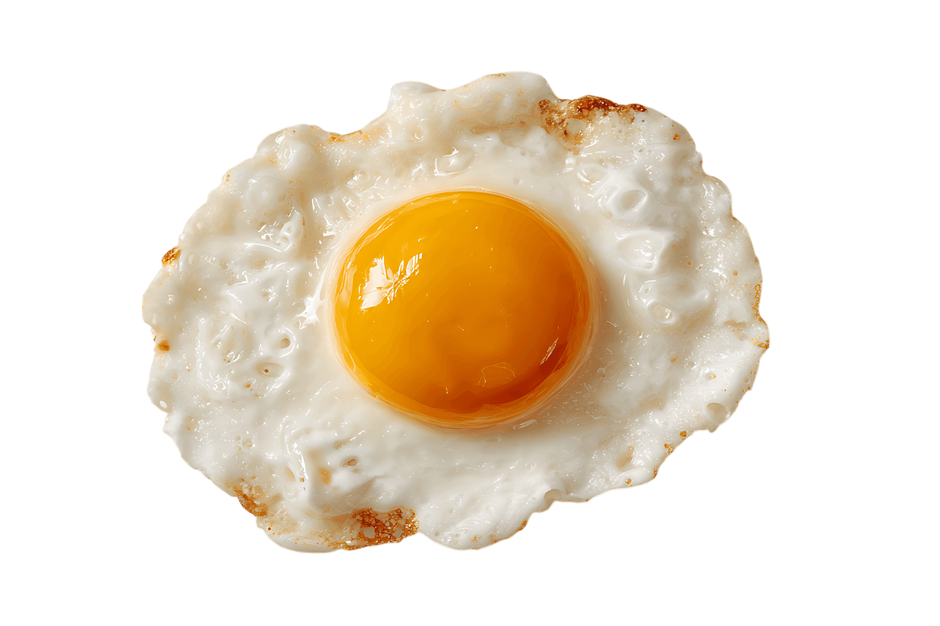 Close up of a perfectly fried egg411.