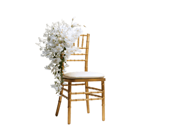 Decorated chair for wedding or event351