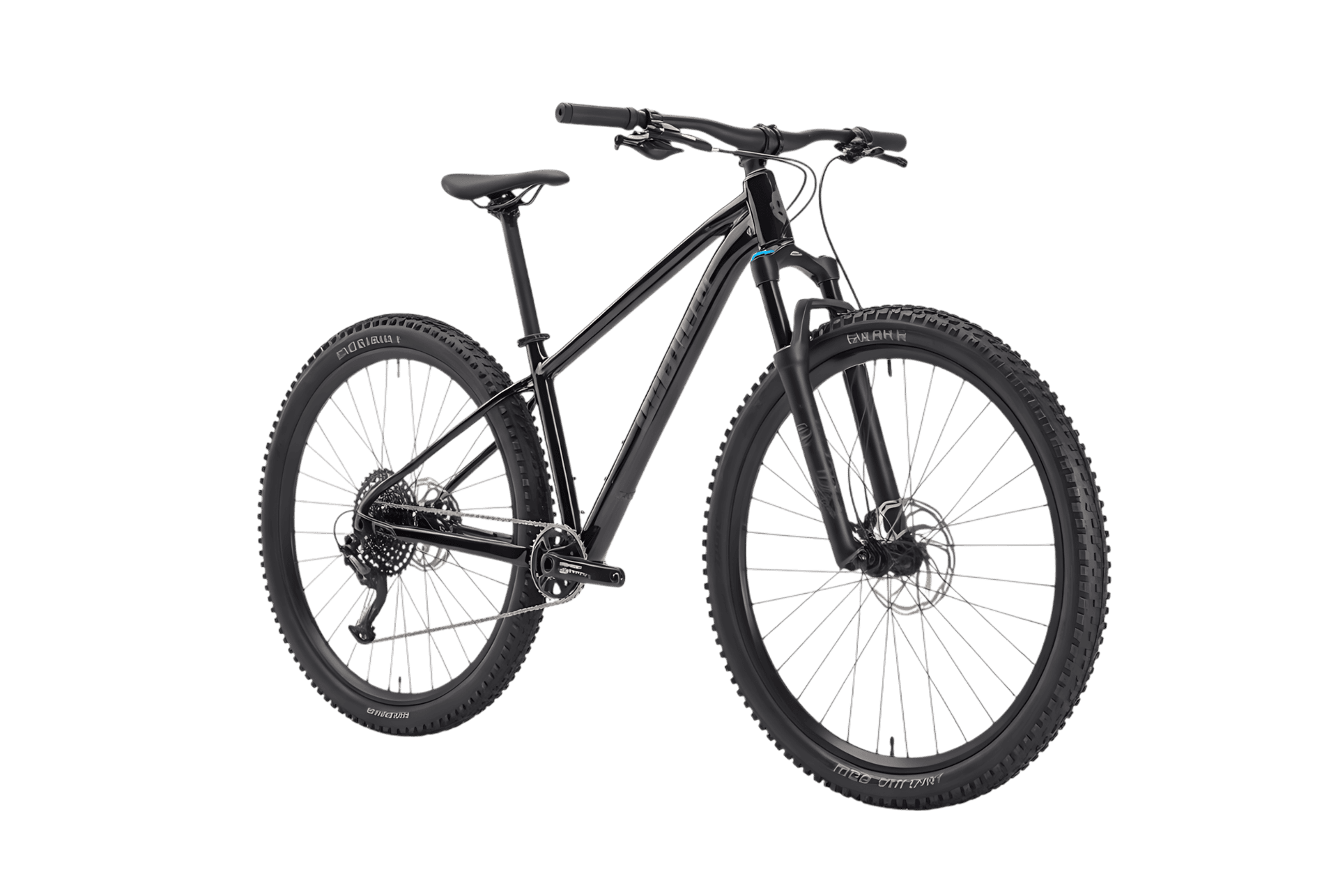 Sleek black mountain bike for outdoor adventures and exercise