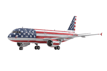 Patriotic airplane design
