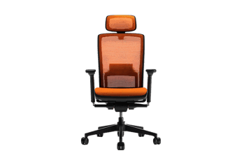Modern orange ergonomic office chair314
