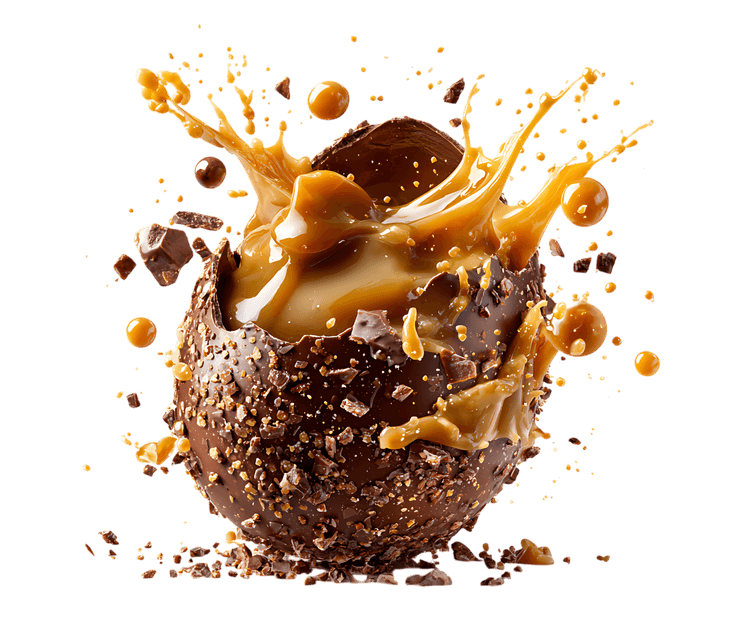 Chocolate caramel explosion!