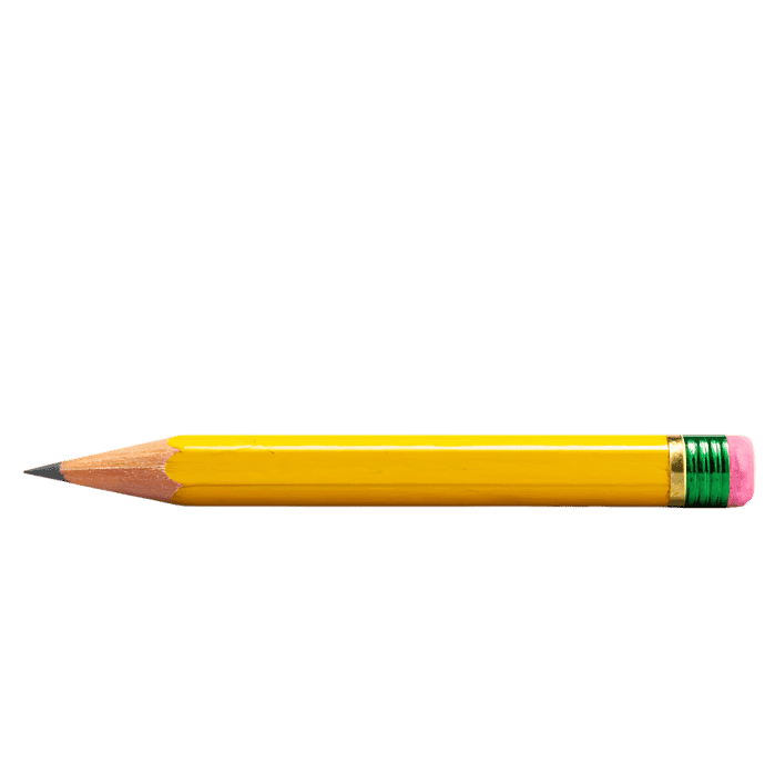 A classic yellow pencil, ready to write.