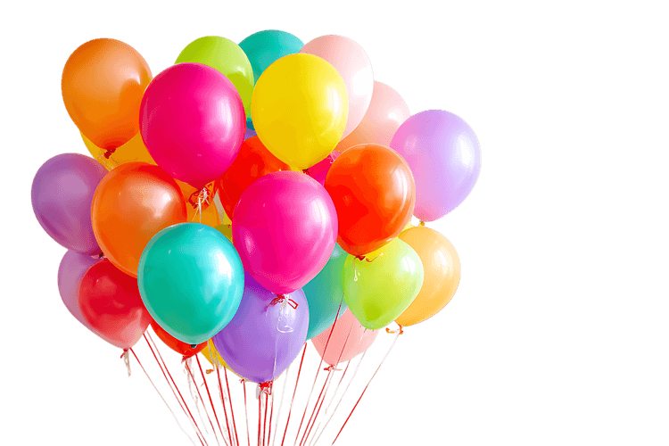 A bunch of colorful balloons481.