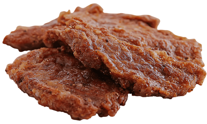 Close up of delicious, crispy fried meat.