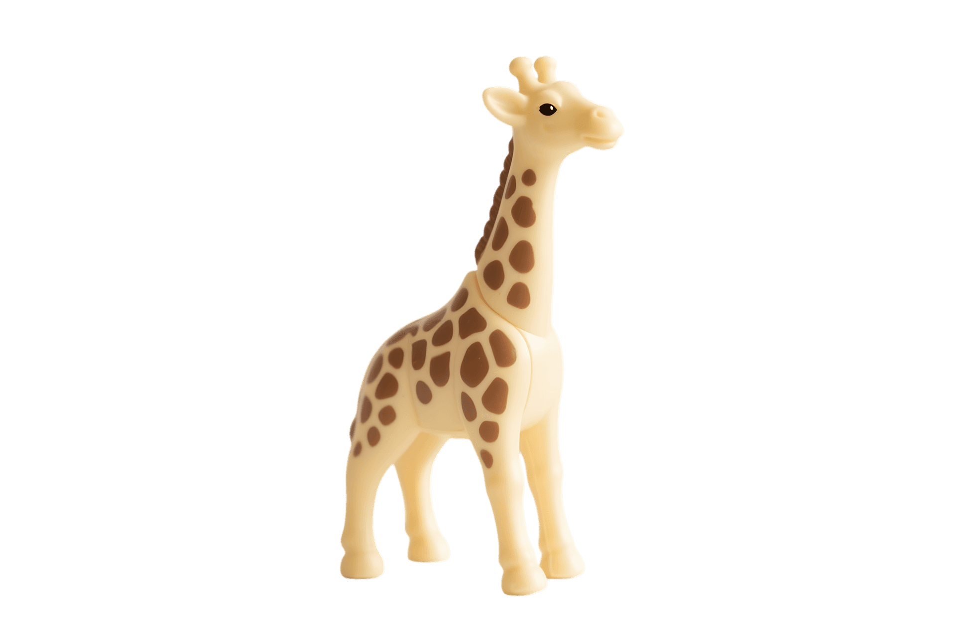 Cute toy giraffe with brown spots