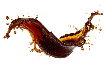 Dynamic splash of dark liquid, perfect for beverage ads.