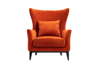 Relax in style with this burnt orange armchair