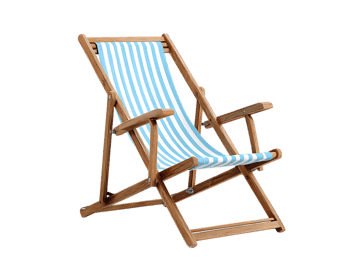 Relaxing striped beach chair817