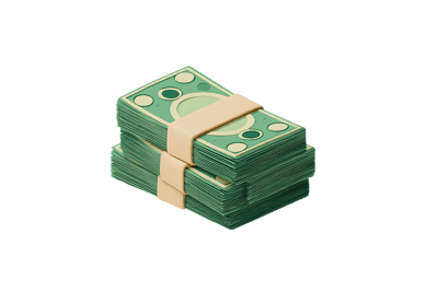 Stack of cash, money, wealth, finance, business