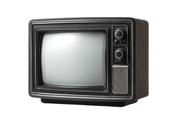 Retro TV, nostalgic media, blank screen, old technology.