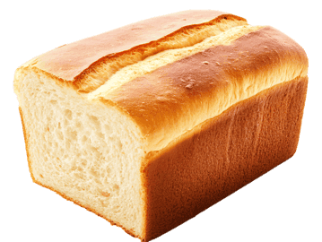 A loaf of freshly baked bread.