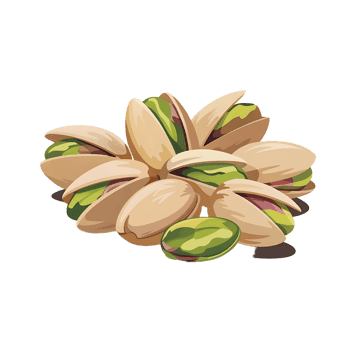 Pile of delicious pistachios, close up.