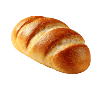 Golden-brown crusty bread loaf