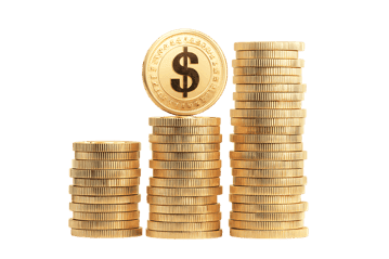 Financial growth, wealth, and success concept.