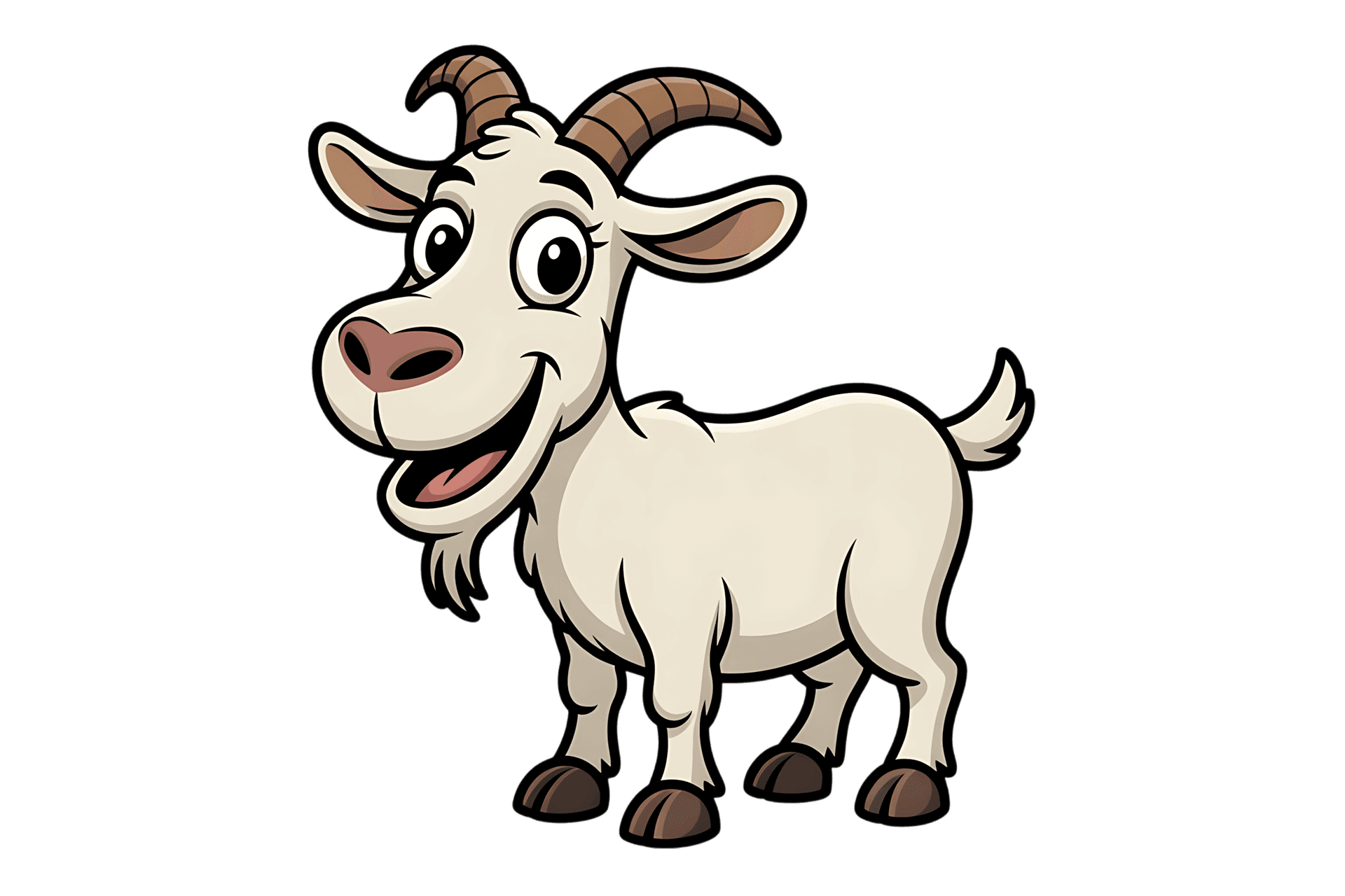 Cartoon goat illustration952