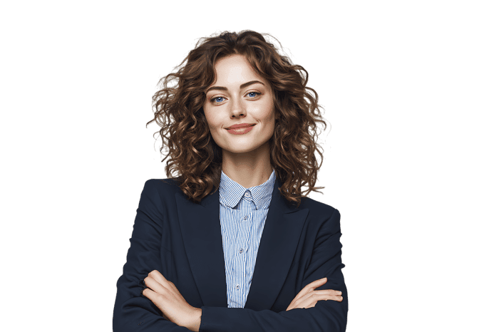 Portrait of a confident young businesswoman.