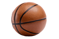 Close up of a classic basketball.