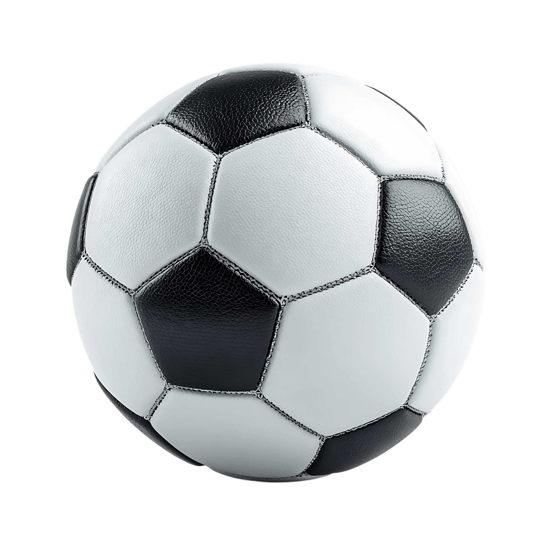 Classic Black and White Soccer Ball