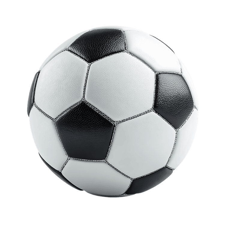 Classic Black and White Soccer Ball