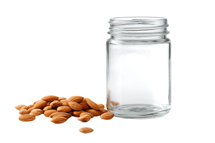 Almonds and an Empty Jar