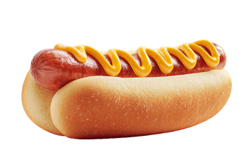 Hot dog with mustard791