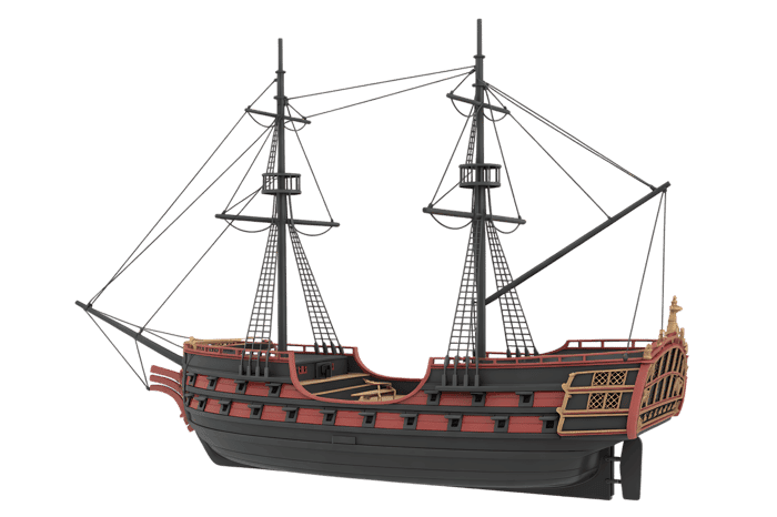 Classic sailing ship model