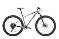 Silver mountain bike for outdoor adventures and exercise724
