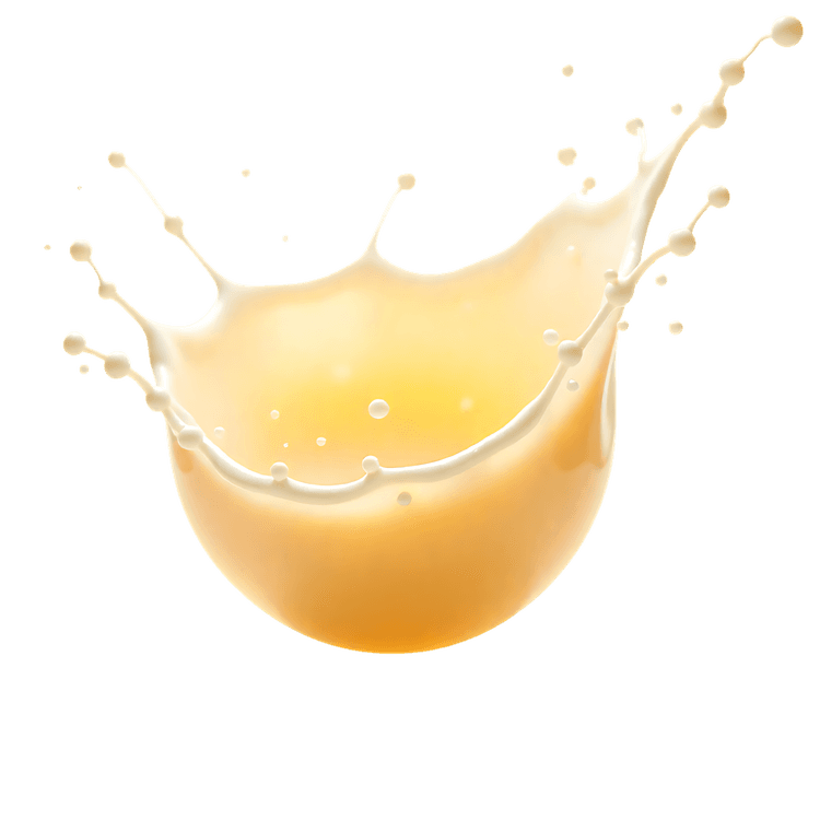 Vanilla milkshake splash for refreshment and dessert