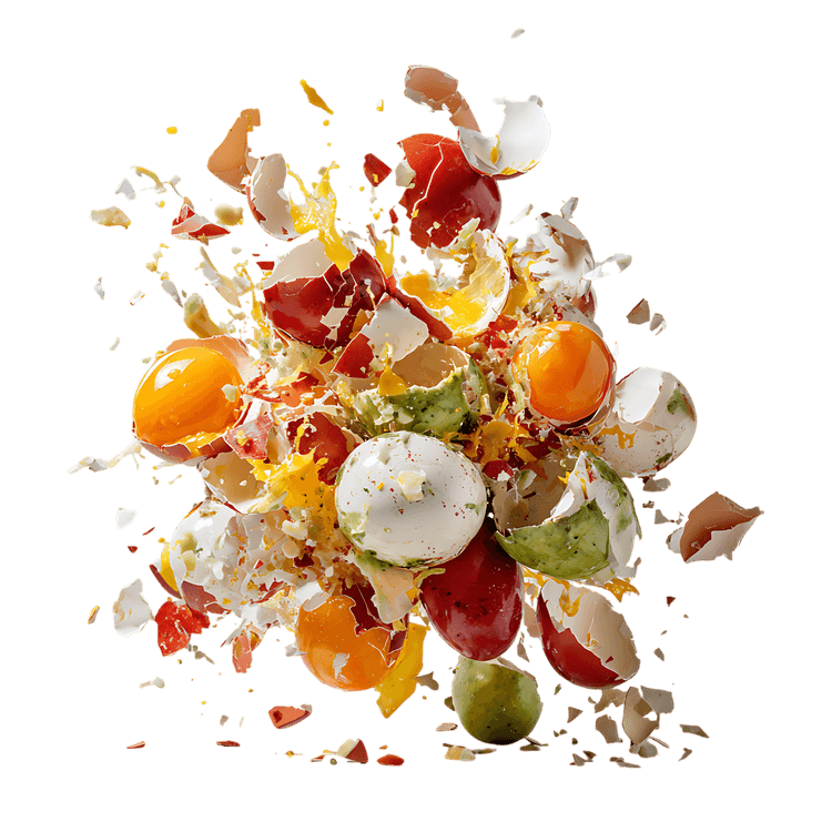 Exploding eggshell chaos!