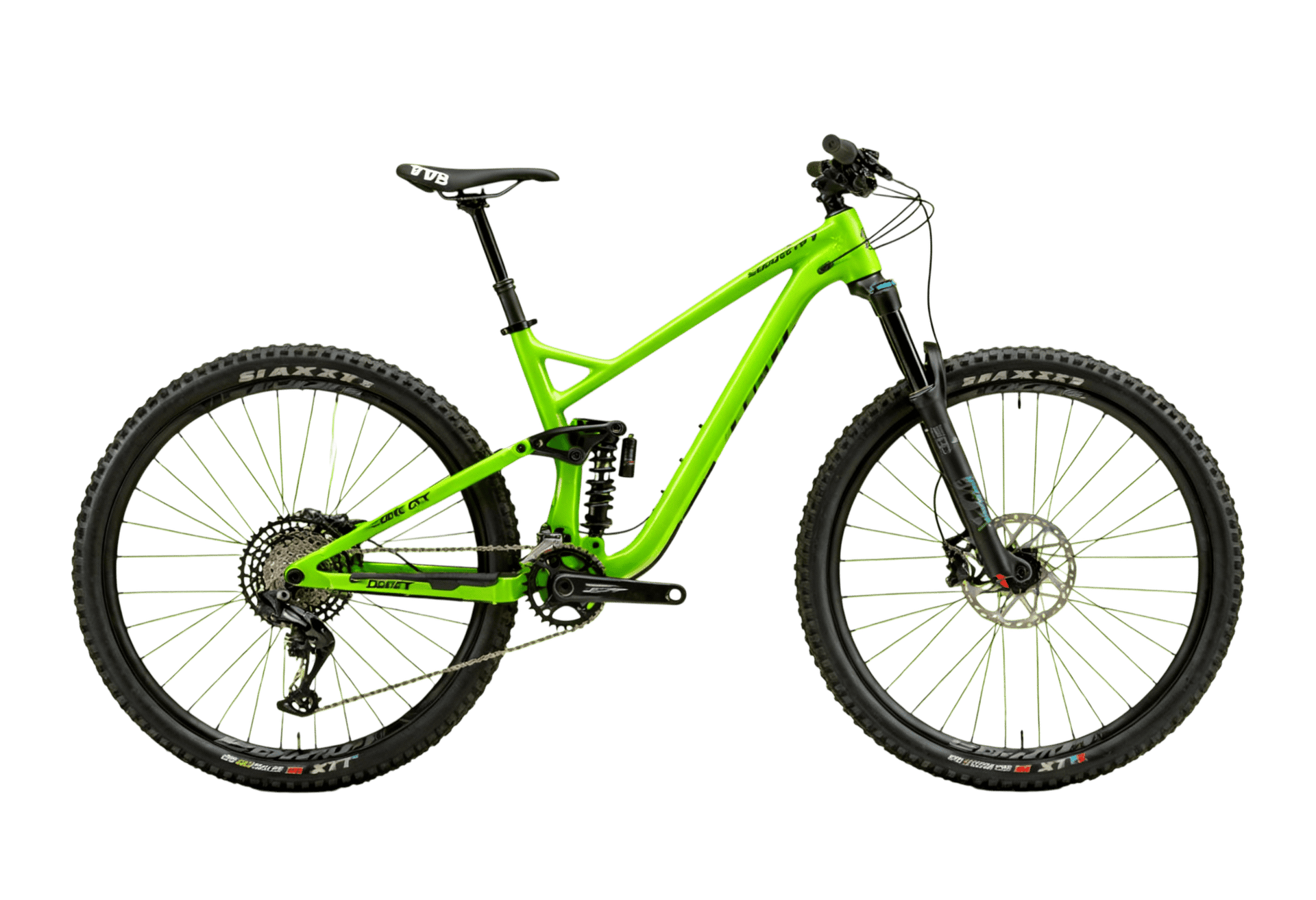 Green mountain bike for outdoor adventure and recreation