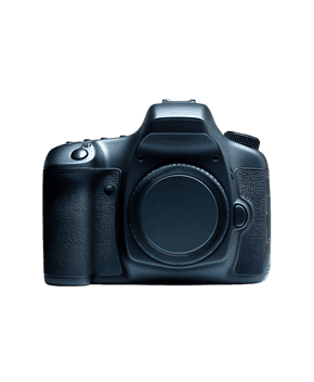 Sleek DSLR Camera Close-up