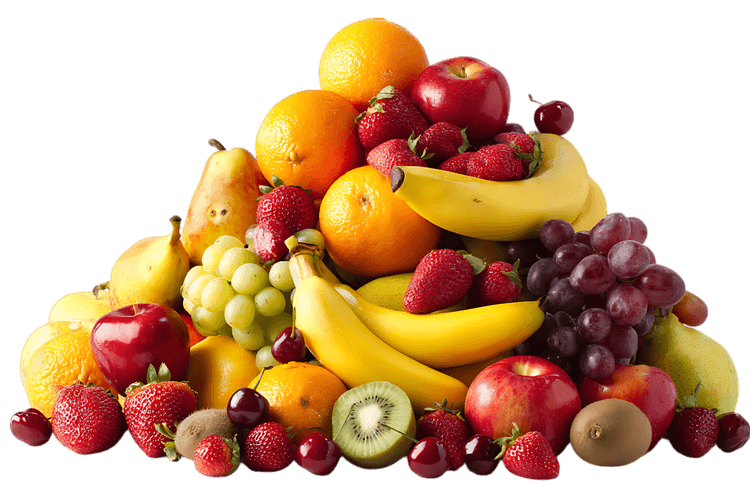 Colorful mix of fresh fruits.