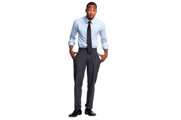 Confident businessman in formal wear.