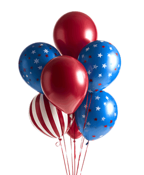 Patriotic Balloons Celebrate!818