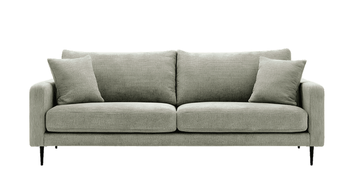 Light grey sofa with pillows707