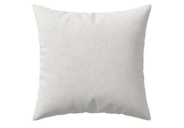 Plain white square pillow mockup template