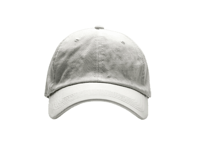 Classic light grey baseball cap