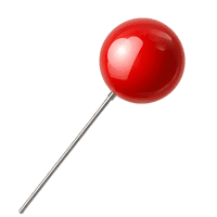 Red map pin, location marker, navigation