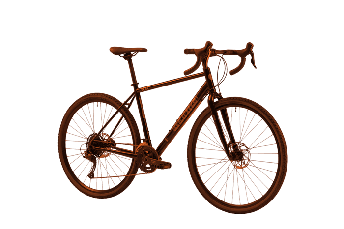 Bronze bicycle for commuting, exercise, and outdoor adventure
