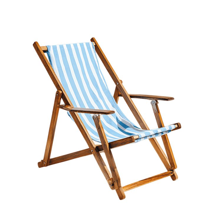 Relaxing striped beach chair948