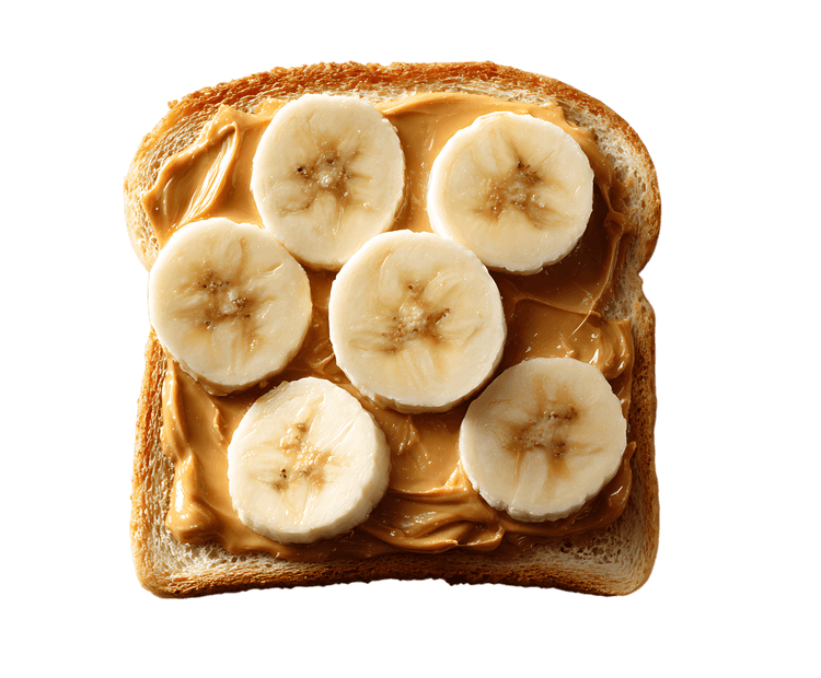 Peanut butter and banana toast914