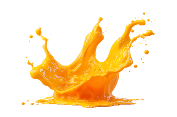 Orange juice splash, vibrant and refreshing