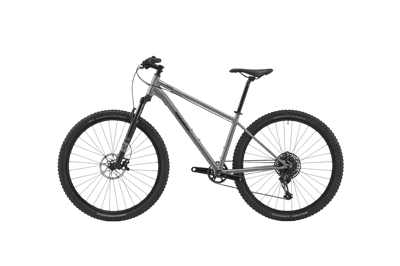 Gray mountain bike for outdoor recreation and exercise219