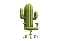 Unique cactus shaped office chair design