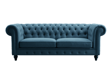 Teal Chesterfield sofa  classic design.